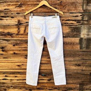 LUCKY BRAND | Vintage Y2K White Skinny Crop Jeans 0/25